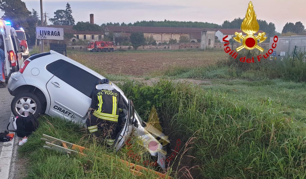 Perdono Il Controllo Dell Auto E Finiscono In Un Fosso In Ospedale Due