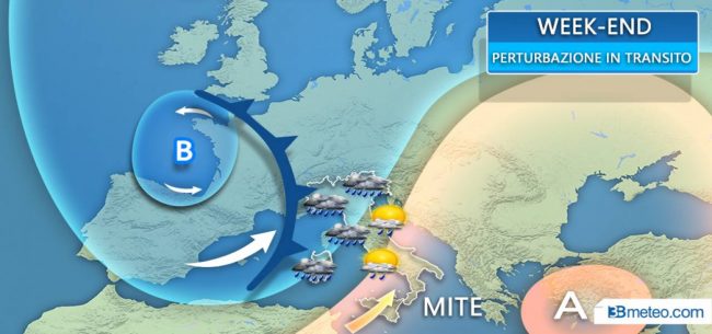 Meteo weekend | Maltempo al Centro-Nord