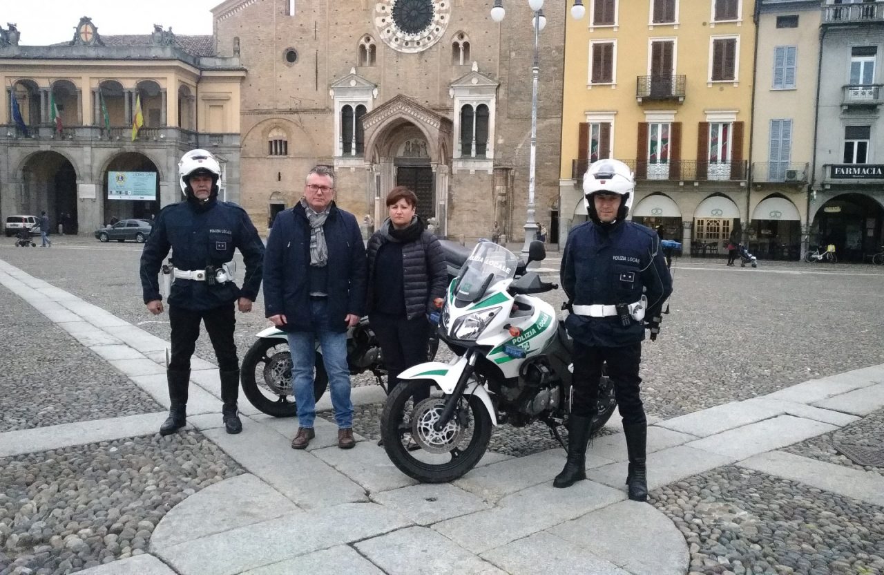 Pronto intervento Polizia locale in motocicletta