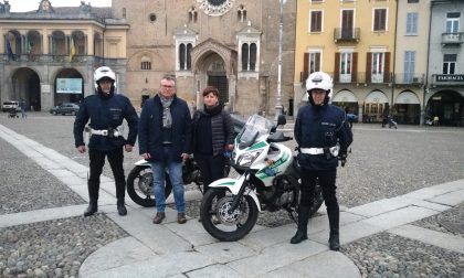 Pronto intervento Polizia locale in motocicletta