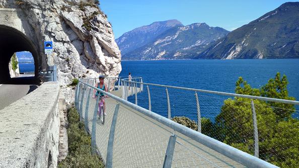 Ciclovia dei sogni sul lago di Garda inaugurazione il 14 luglio