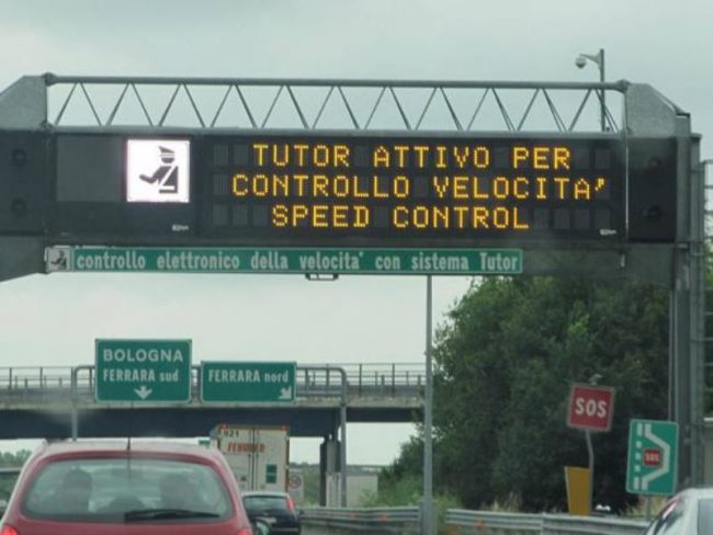 Il tutor in autostrada è tornato a funzionare e ora è più intelligente