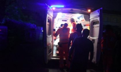 Cade dalla moto, 57enne in ospedale SIRENE DI NOTTE