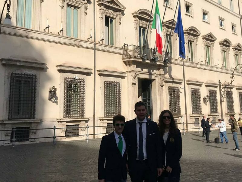 Giovani Leghisti Lodigiani in visita al Parlamento Italiano
