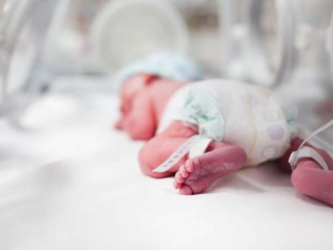 Giornata mondiale della prematurità: i portici del Broletto si illuminano di viola