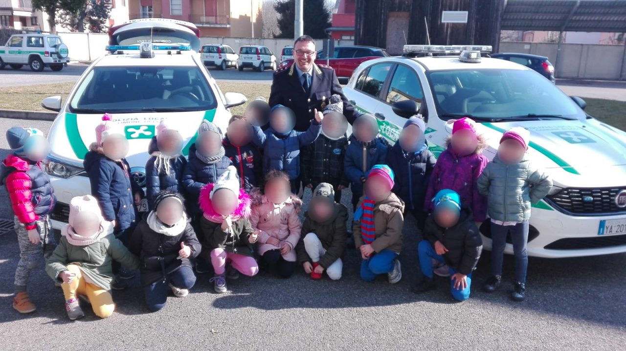 Educazione stradale con la Polizia locale di Lodi per i piccoli alunni della Don Gnocchi