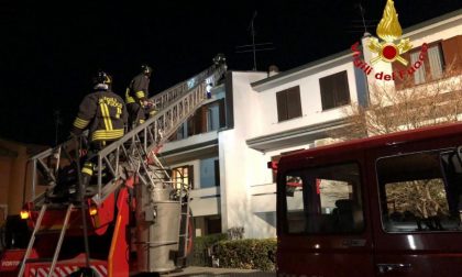 Incendio in una canna fumaria a Sant'Angelo Lodigiano