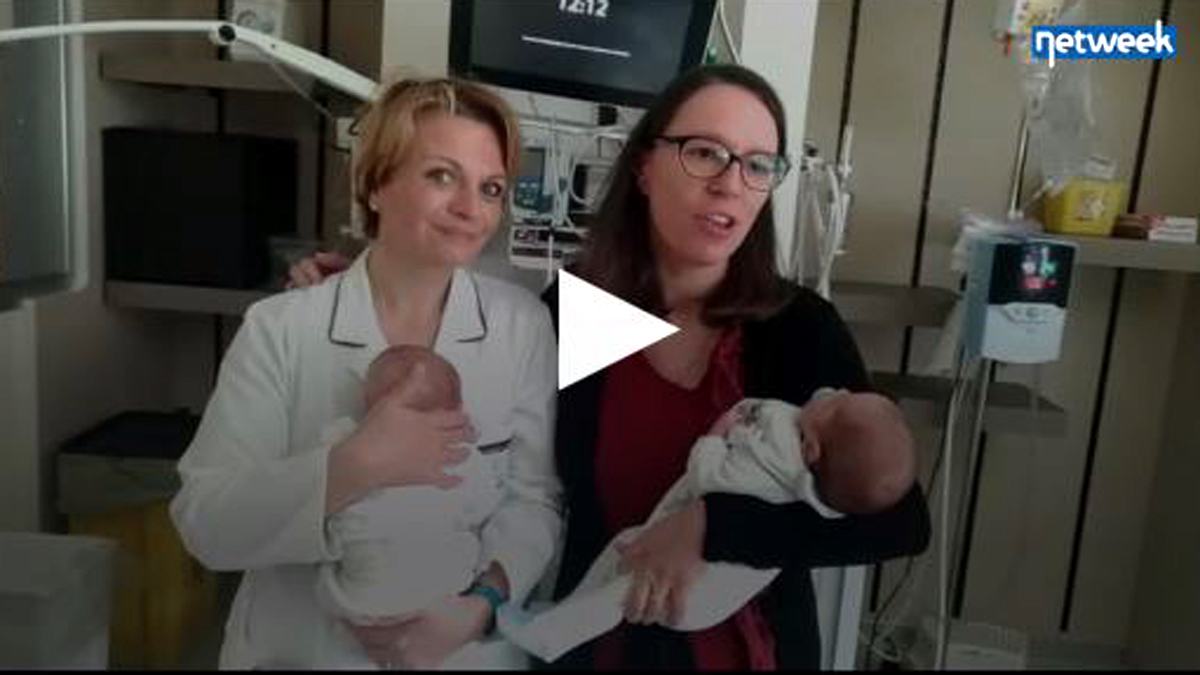 Parto eccezionale: gemelli, ma nati in due anni diversi VIDEO