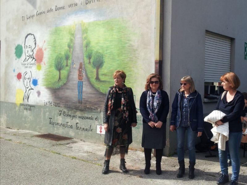 Alla Don Milani un murale per i diritti delle donne