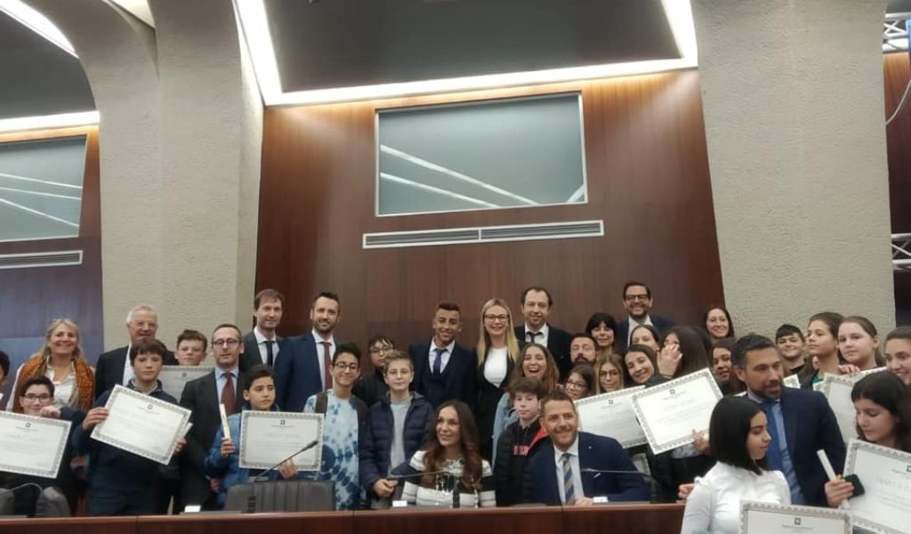 I ragazzi del bus sequestrato premiati in Consiglio regionale