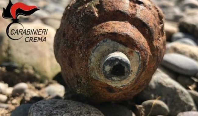 Rinvenuto pericoloso ordigno bellico al confine con il Lodigiano
