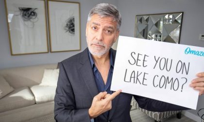 George Clooney e la moglie mettono all'asta una cena con loro sul Lago