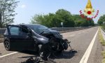 Perde il controllo dell'auto e sbatte contro il guard rail, soccorso 29enne