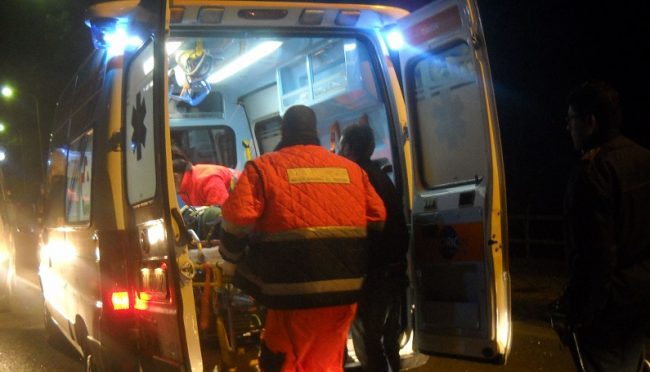 Brutta caduta in bicicletta, 41enne finisce in ospedale SIRENE DI NOTTE