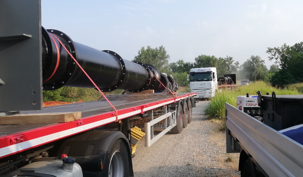 Installate tre pompe idrovore presso il Cavo Roggione