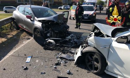Brutto frontale su viale Milano, altri 3 feriti
