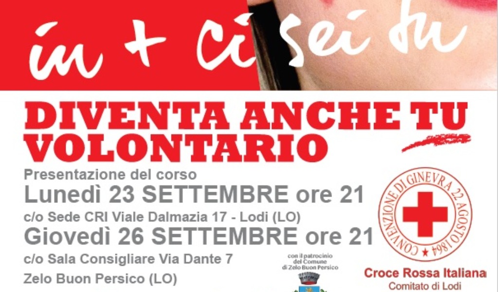 La Croce Rossa di Lodi apre i corsi e cerca nuovi volontari