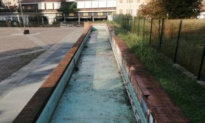 Finalmente ripulita la fontana di Piazzale Matteotti