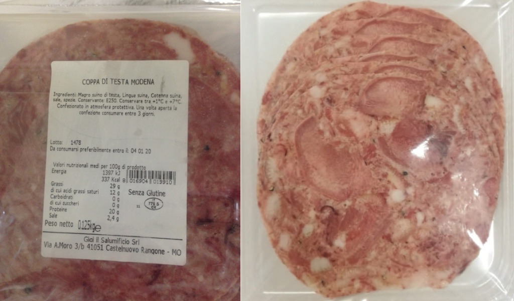 Rischio presenza Listeria: Ministero richiama coppa di testa di Modena