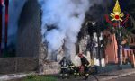 Incendio in palazzina a Borgo San Giovanni VIDEO FOTO