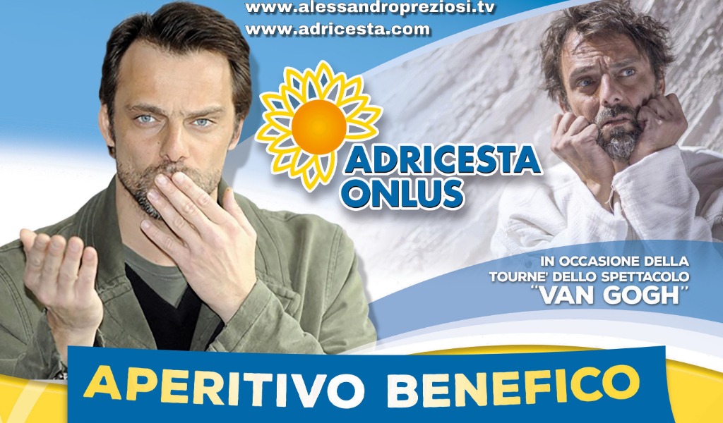 Aperitivo benefico con Alessandro Preziosi: il ricavato va alla neonatologia del Maggiore