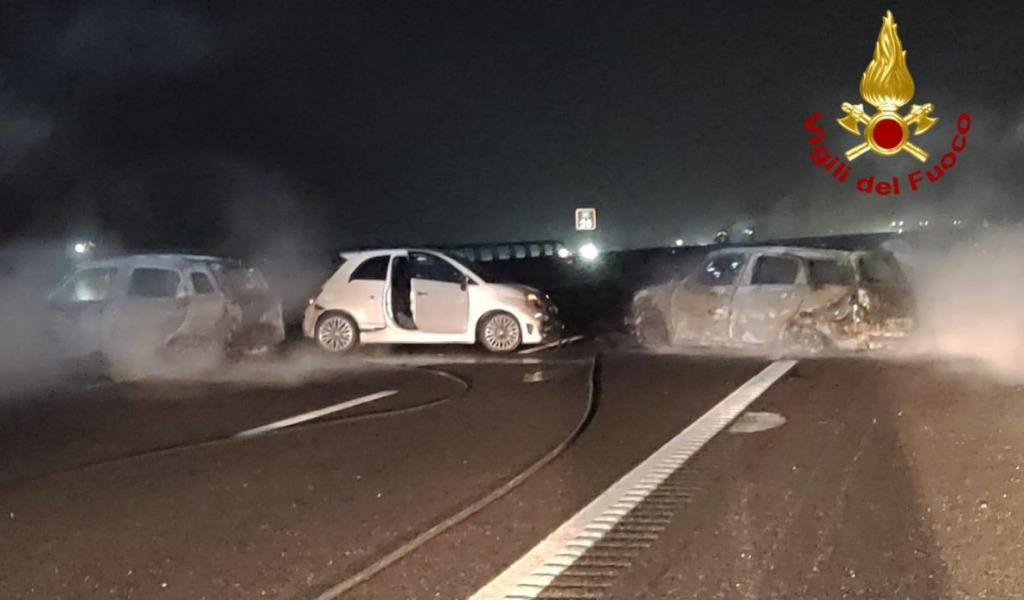 Assalto al portavalori: tante fiamme per.. niente