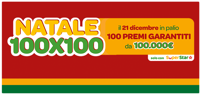 “Natale 100×100” di SuperEnalotto SuperStar: assegnati 100 premi da 100 mila euro, uno a Lodi