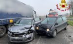 Incidente sulla sp 123 all'altezza di Marudo, tre auto coinvolte FOTO