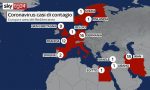 I contagi da Coronavirus in Europa e nel bacino del Mediterraneo VIDEO