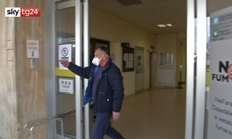 Coronavirus: in azione per sanificare l’ospedale di Codogno, poi toccherà a Lodi e Milano
