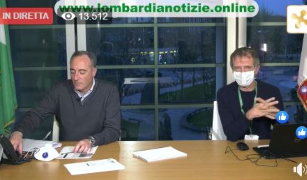 Coronavirus, Gallera: “Oggi dimezzamento crescita dei positivi”. A Lodi +79 VIDEO
