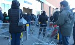 Dopo l'istituzione delle nuove zone rosse oggi supermercati presi d'assalto FOTO