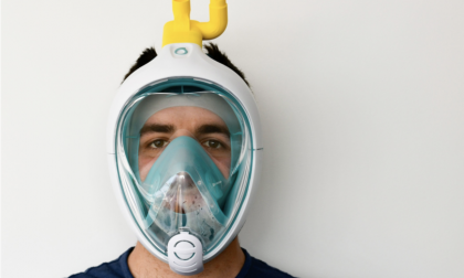 Anche una maschera da snorkeling si può trasformare in dispositivo respiratorio d'emergenza