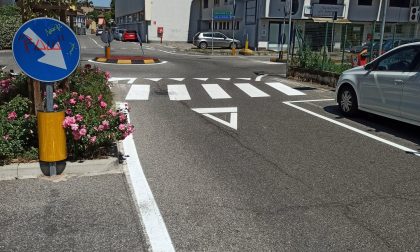 Lodi, terminata riqualificazione segnaletica orizzontale zona Laghi