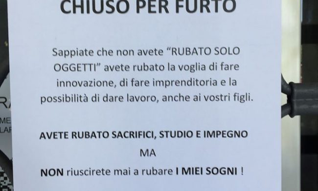 “Avete rubato sacrifici, studio e impegno”: il giovane imprenditore lombardo commuove il web