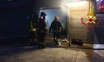 Incendio in garage a Tavazzano: arrivano i Vigili del Fuoco