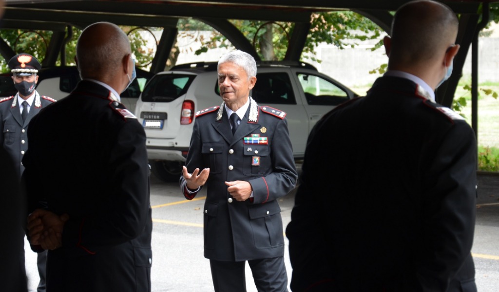 Il saluto del Comandante della Legione Lombardia ai Carabinieri di Lodi