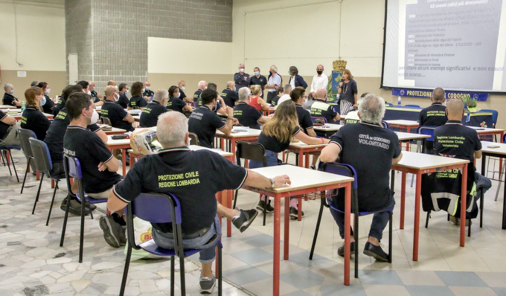 Riapre la “scuola” della Protezione Civile di Codogno per 60 nuovi volontari FOTO