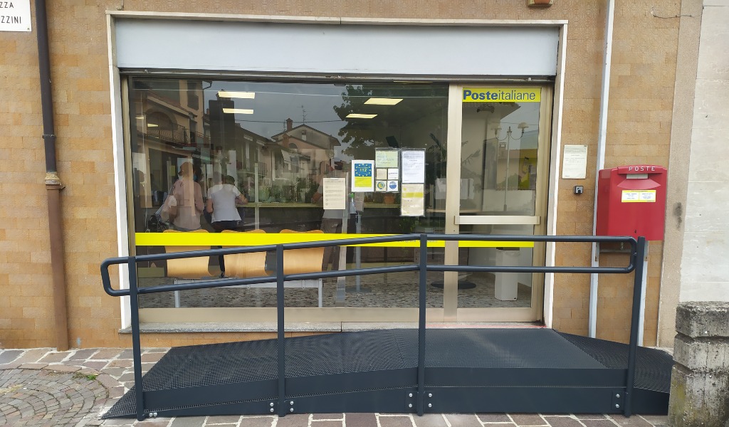Abbattute le barriere architettoniche nell’Ufficio Postale di Graffignana