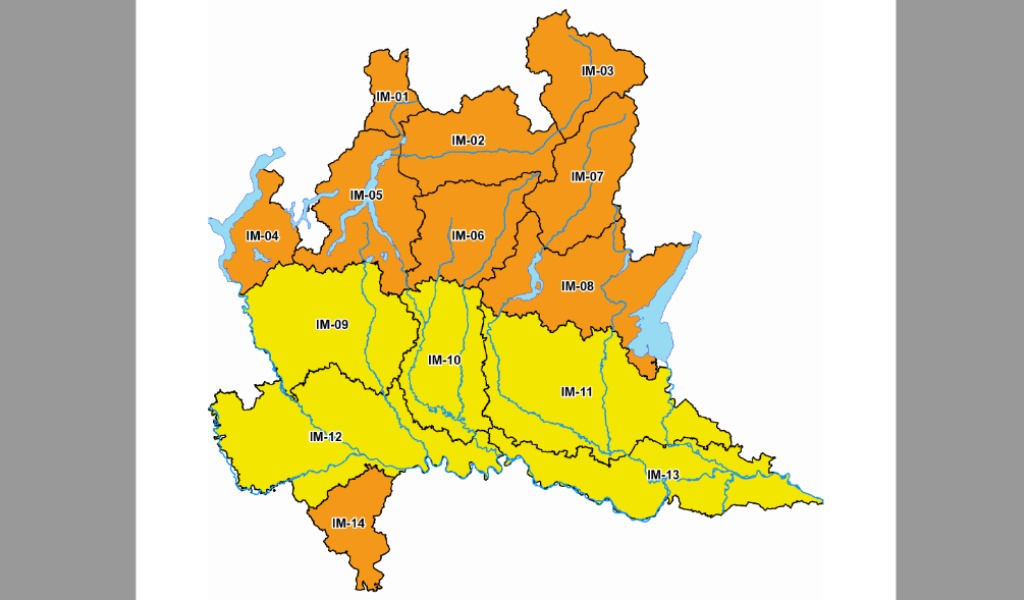 Allerta meteo in Lombardia: in arrivo precipitazioni diffuse e vento forte