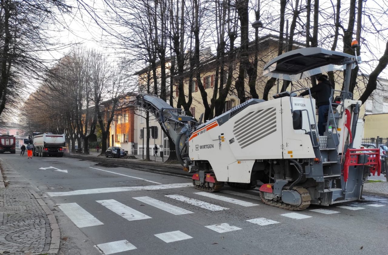 Completati i lavori in viale Dante: si chiude il piano asfalti 2020 FOTO