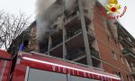 In fiamme un appartamento nel Cremasco, in soccorso arrivano i Vigili del fuoco lodigiani FOTO e VIDEO