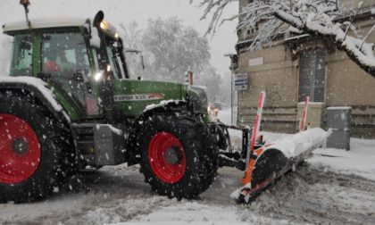 Allerta neve a Lodi, 26 mezzi in azione per pulire le strade
