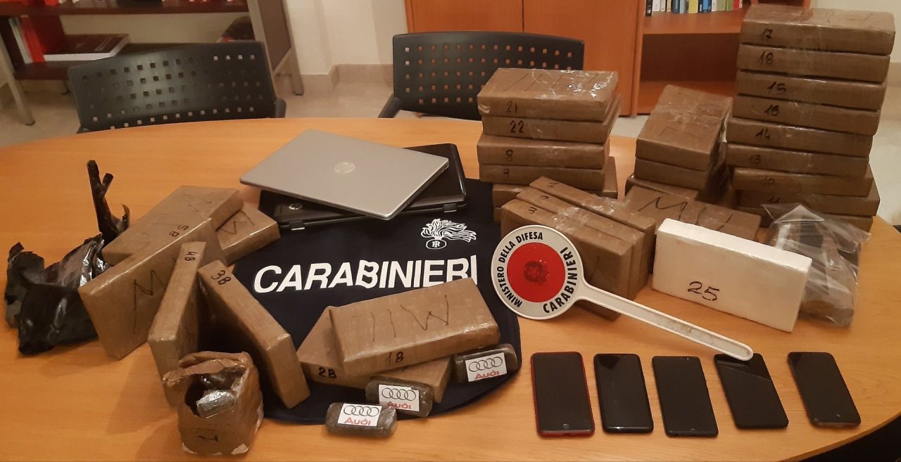 Maxi blitz antidroga in un appartamento in centro: sequestrata merce per 3 milioni di euro