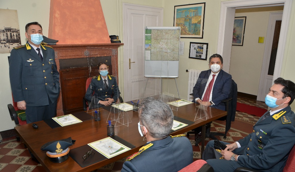 Visita del Prefetto di Lodi ai reparti della Guardia di Finanza lodigiani
