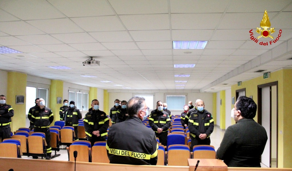 Visita del Prefetto di Lodi al Comando Provinciale dei Vigili del fuoco