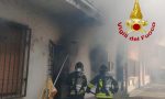 Le foto dell'incendio di una villetta a Graffignana