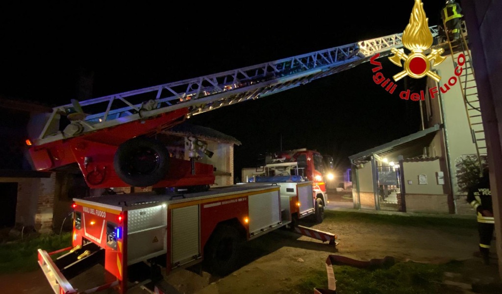 Altra canna fumaria in fiamme, questa volta a Graffignana