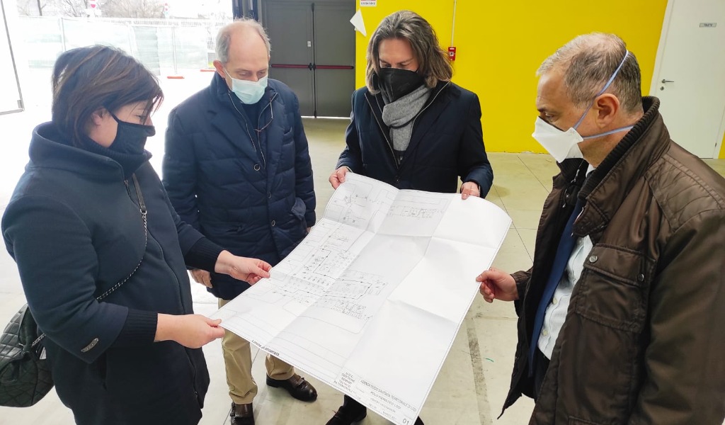 Centro Covid Lodi, al via i lavori nel polo fieristico per il nuovo hub vaccinale