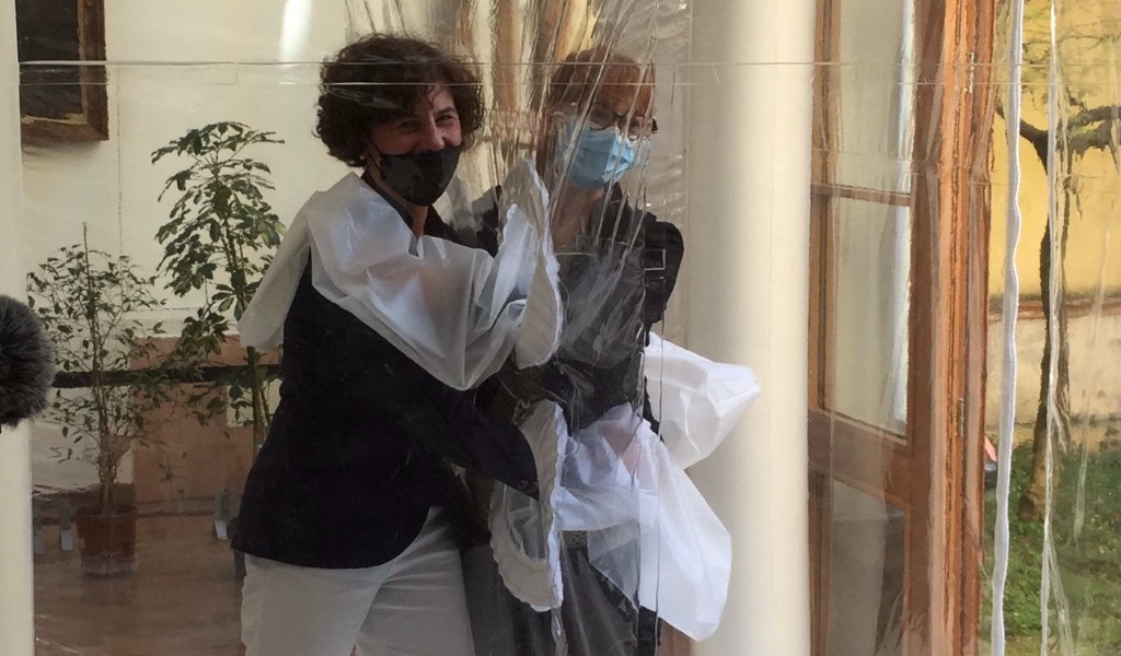 Inaugurata la “stanza degli abbracci” alla Rsa Santa Chiara 